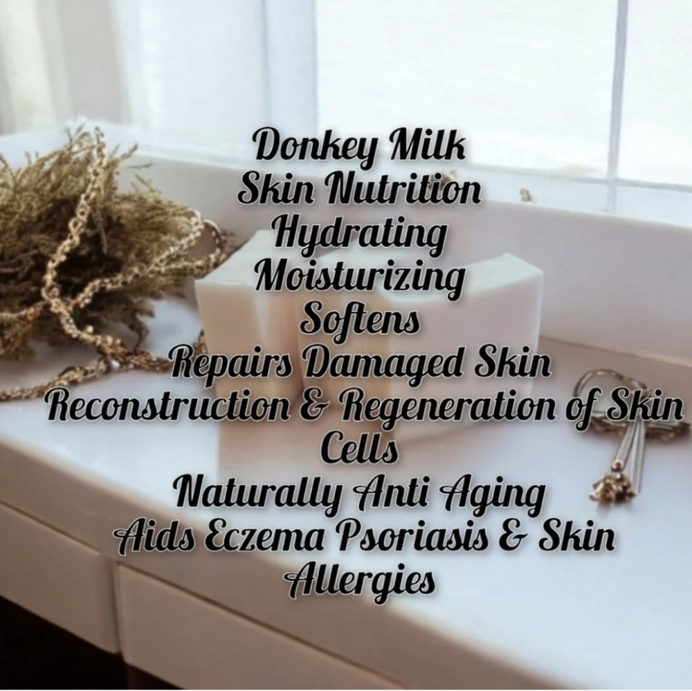 Donkey Milk Soap Special Skin Nutrition Anti Aging Orchid & Vine
